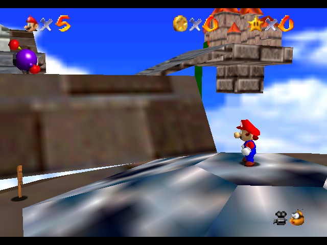 Super Mario 64 - The 10 Lost Stars Screenthot 2